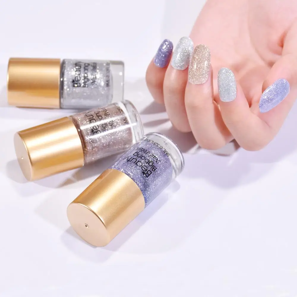 BeautyBigBang 9 мл Лак для ногтей Кристальные жемчужные бриллианты Блестящий лак для ногтей лак для маникюра Блестящий лак для ногтей