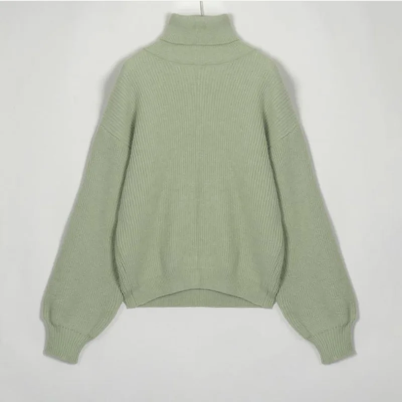 

2021 Autumn And Winter Loose Turtleneck Sweater Women Pullover Casual Korean Version Of The New Fashion Ladies Knitted Warm Top