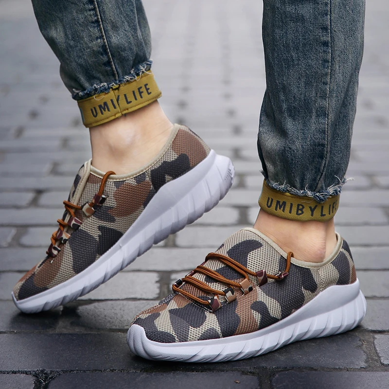 

Кроссовки мужские, 2020, с нескользящей подошвой, размера плюс