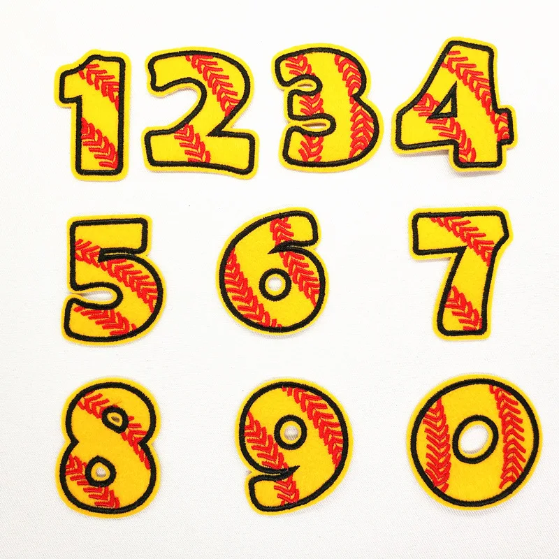 

50pcs/Lot Embroidery Patches Letters Clothing Decoration Accessories Diy Iron Heat Transfer Applique Iron on Patches