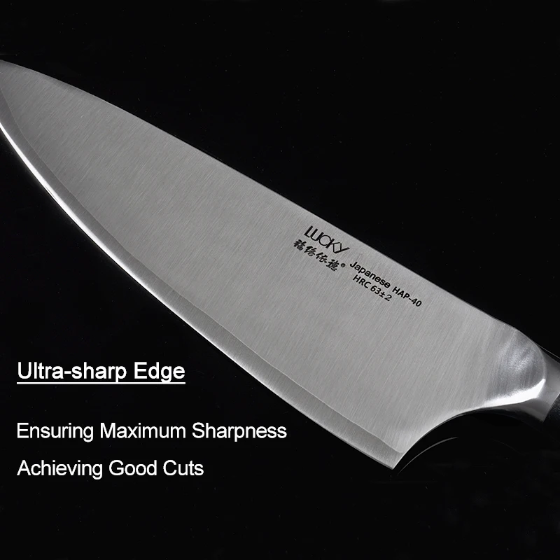 Профессиональный нож шеф повара Gyuto для кухни Высокоуглеродистый Японский