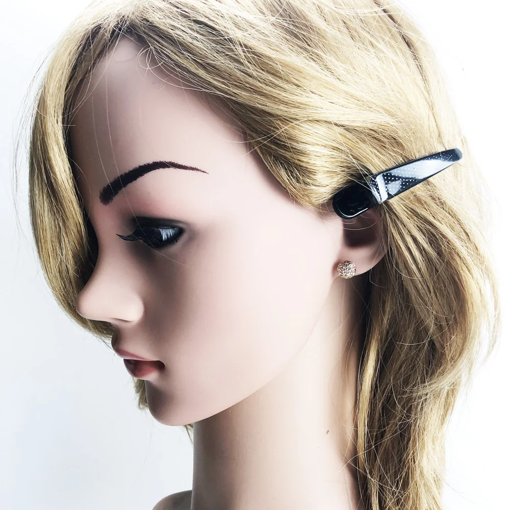 Серьги гвоздики цвета розового золота модные блестящие ювелирные украшения для