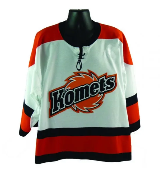 

Fort Wayne Komets Retro throwback MEN'S Hockey Jersey Embroidery Stitched Customize any number and name