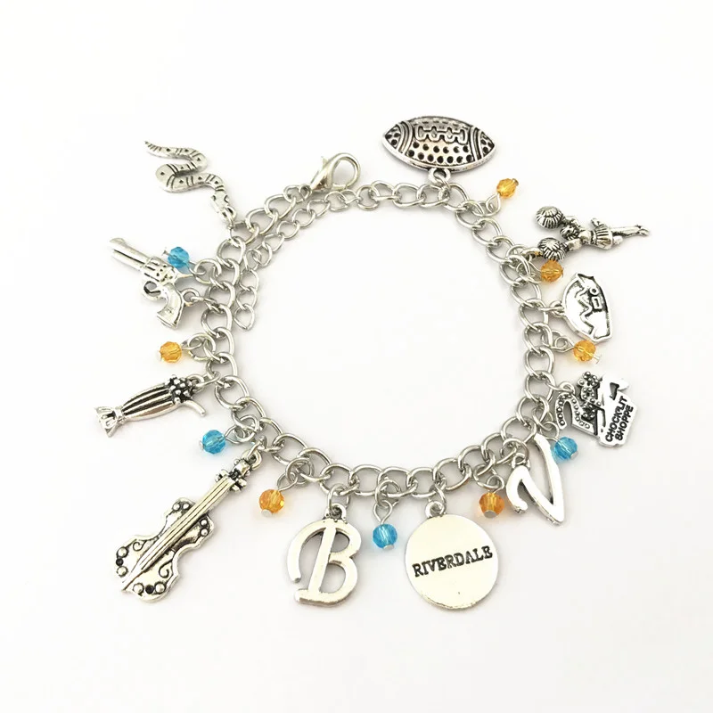 

HBSWUI RIVERDALE Charm Bracelet Classic Anime TV Movie High Quality Fashion Metal Jewelry Cosplay Gifts for Woman Girl Men