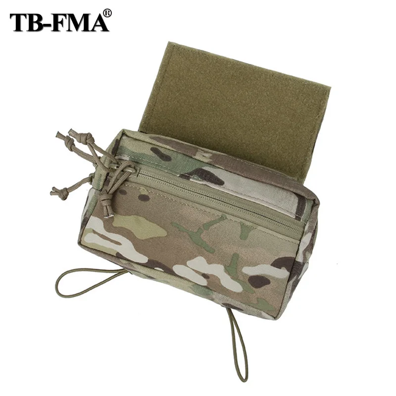 TMC Tactical Drop Chest Hanging Pouch Front Panel Adhesive Pack Multicam for MCR Tactical Vest Chest Rig Free Shipping