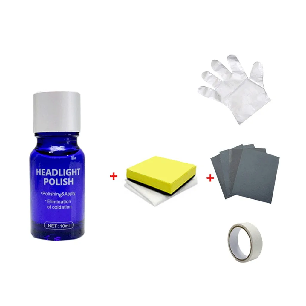 Набор для ремонта автомобильных фар 30 мл окислительное покрытие заднего вида