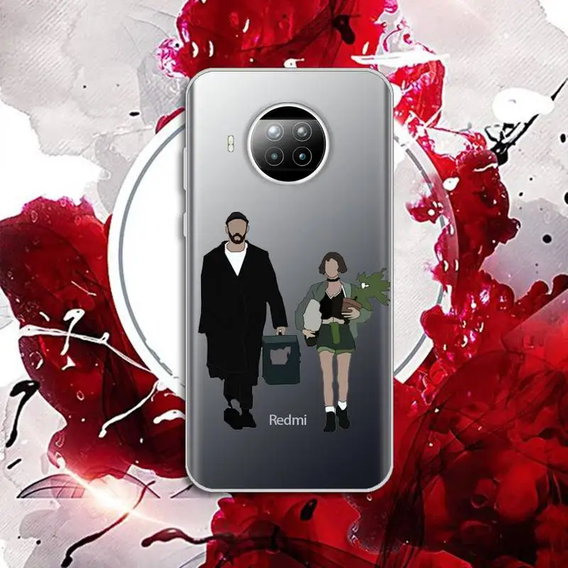 

Leon Matilda Natalie Portman Movie Phone Case Transparent for Xiaomi Redmi note 10 t 8 9 pro lite 11