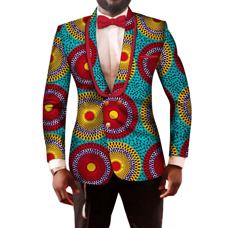 Мужской блейзер с зазубрированным воротником приталенный модный пиджак