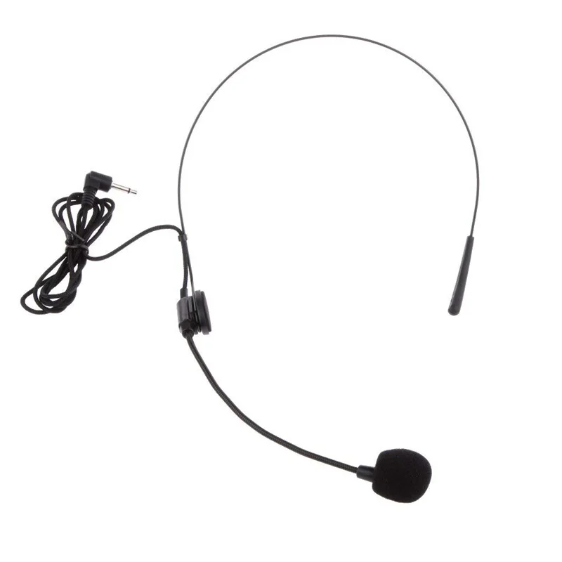 

HOT Back Electret Unidirectional Headband Microphone With Plug With Flexion Jack