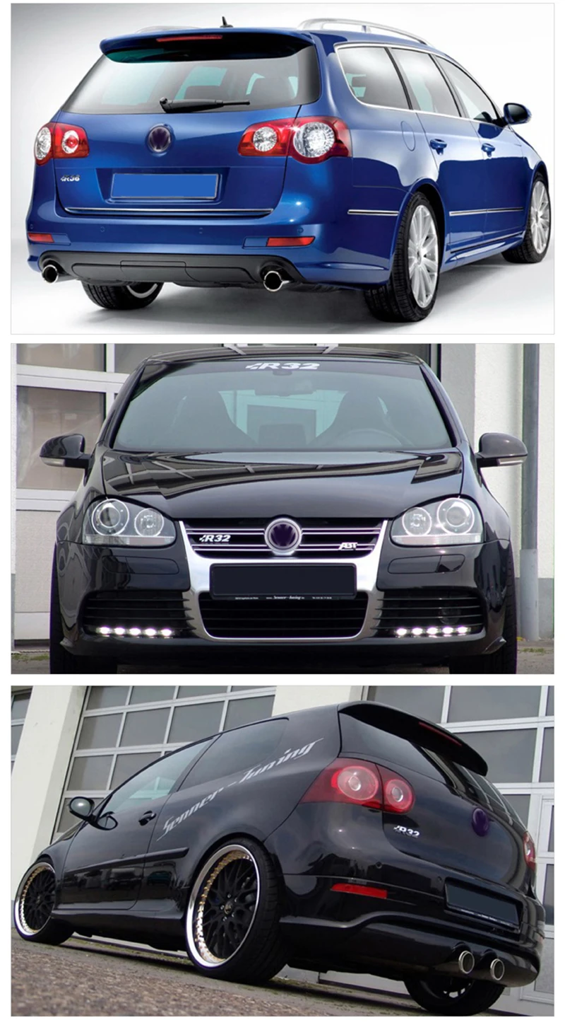 Наклейка из АБС-пластика R32/R35/R36 для Volkswagen Golf 4 5 TDI Passat кролик задний багажник