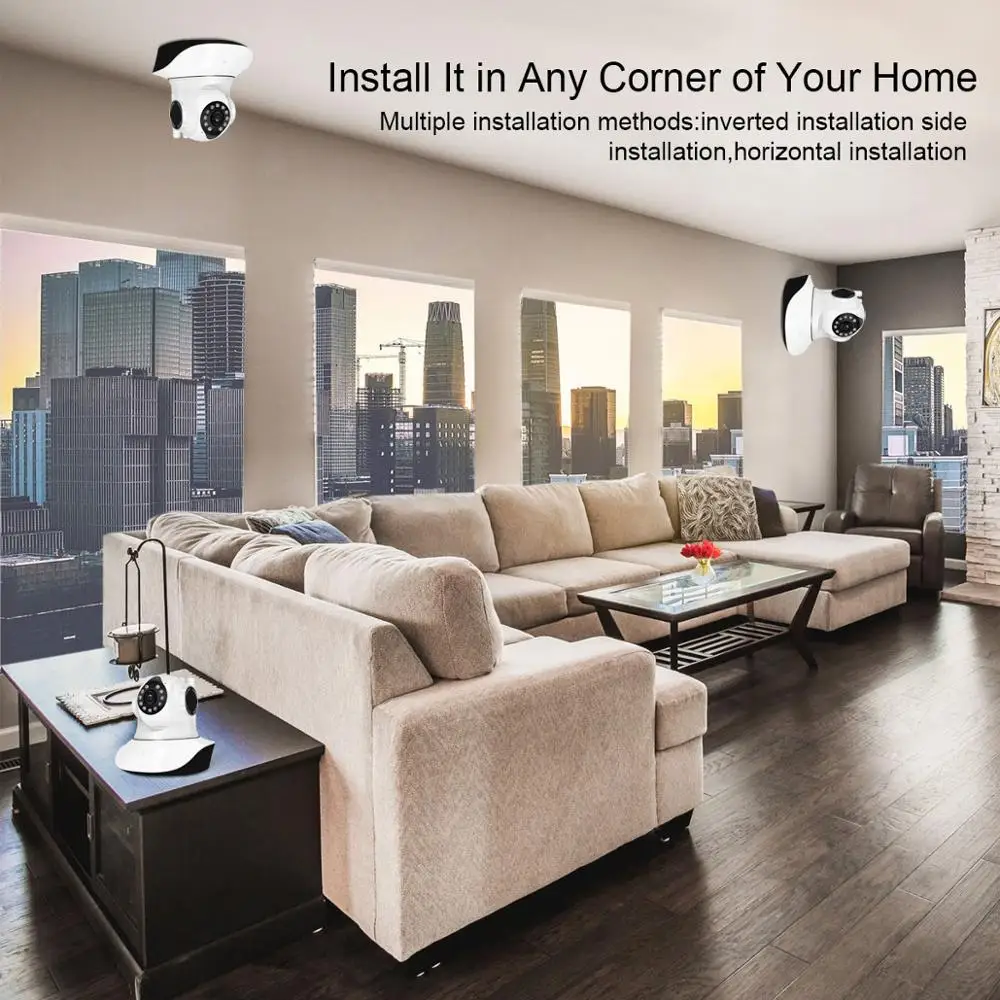 Pet камера 1080P беспроводная Wifi ip-камера веб-камера домашняя камера безопасности Wi-Fi сетевая камера наблюдения камера 2-мегапиксельная камера ночного видения