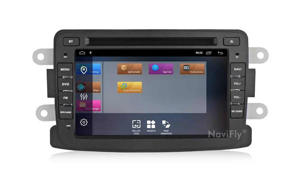 Navifly Русский Меню Android9.0 Android9.1 автомобильный Радио мультимедийный плеер для Dacia Sandero Duster Renault Captur Lada Xray2 Logan2