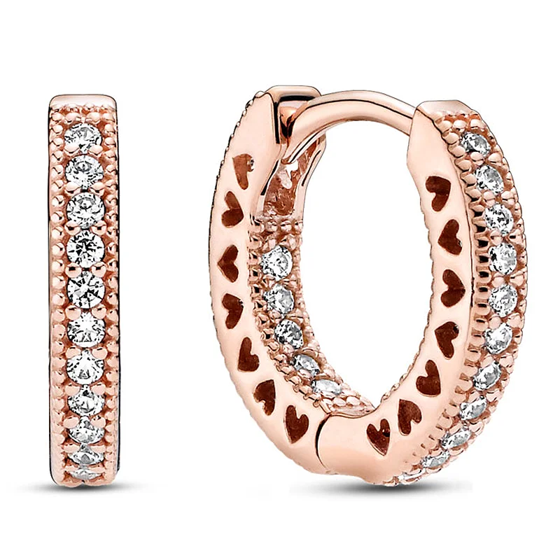 Женские серьги-гвоздики в виде лепестков розы серебро 925 пробы |