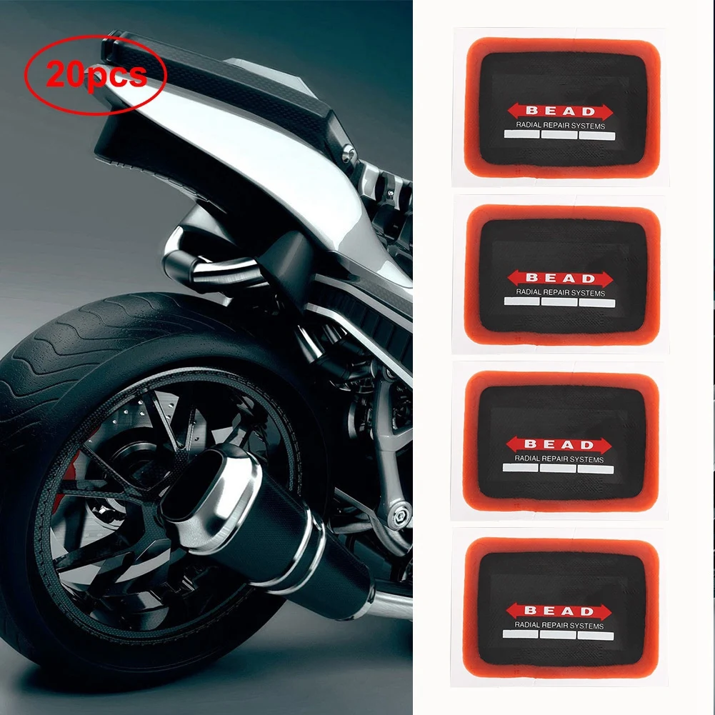 10/20pcs Car Motorcycle RadialTire Repair Patch Tire Tyre Rubber Tool ​ Universal |