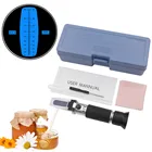 Рефрактометр 0-90% БРИКС ручной с коробкой ATC оптические инструменты для сахара автоматический рефрактометр для фруктового соуса рефрактомер для сахара