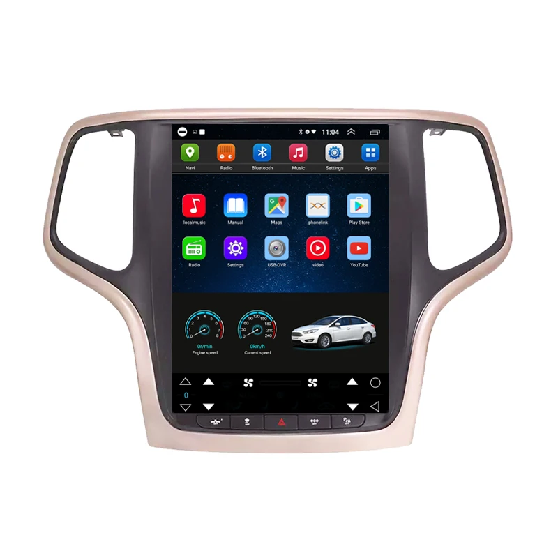 Автомобильный радиоприемник 10 4 дюйма в стиле tesla на android автомобильный