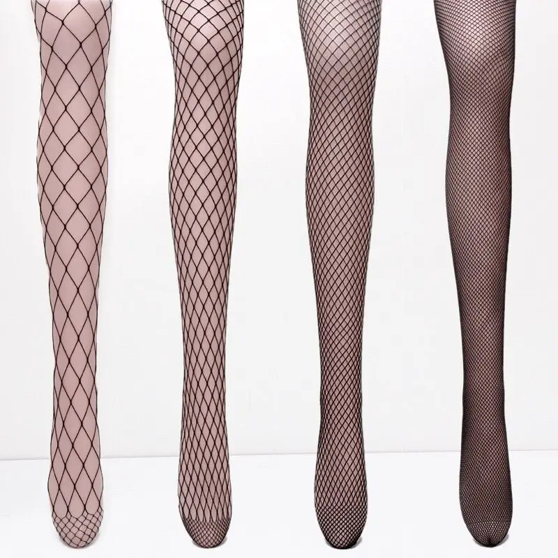 

Fishnet stockings black silk net red women's ultra-thin sexy pantyhose black hot girl hollow bottoming pantyhose