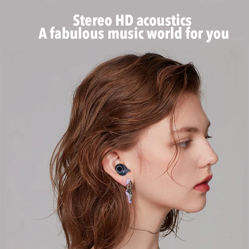 Bluetooth наушники 5,0 TWS с сенсорным управлением отпечатков пальцев HD стерео наушники беспроводные наушники с шумоподавлением игровая гарнитура