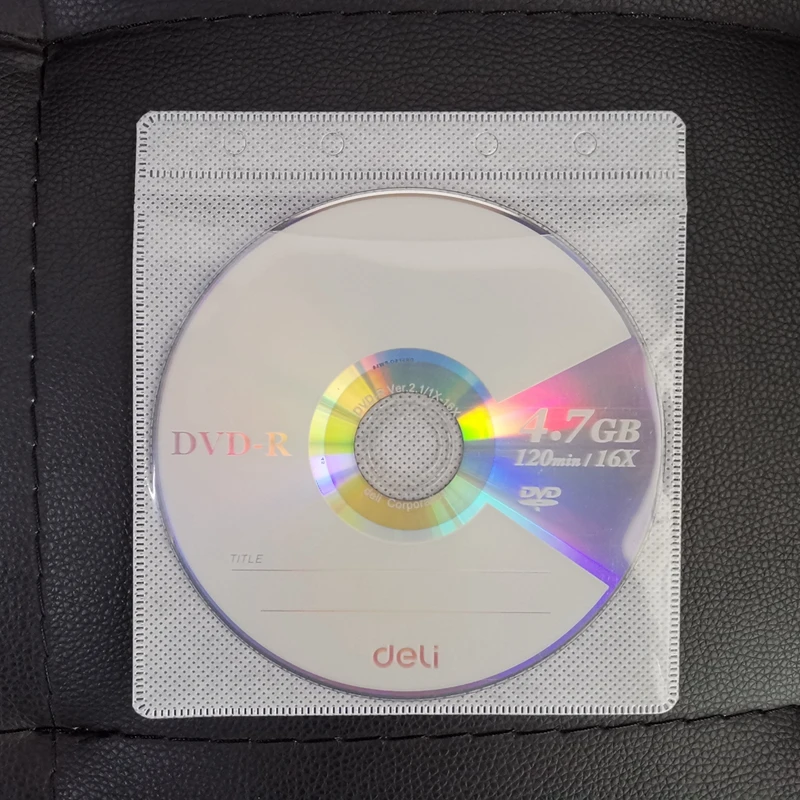 Фото 10 шт./лот, специальная полипропиленовая сумка ReadStar 3726 для CD, DVD, 120x140 мм, сумка для CD, белая сумка из полипропилена для CD №3