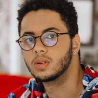 ZENOTTIC Acetate Anti Blue Light Blocking Glasses Small Round Computer Eyeglasses Frame for Men Women Optical Myopia Eyewear