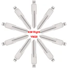 Keyecu 10 шт. 43 # правое, YM28, YM28FH KEYDIY Универсальные пульты дистанционного управления флип-ключ лезвие для Opel для Chevrolet для Holden