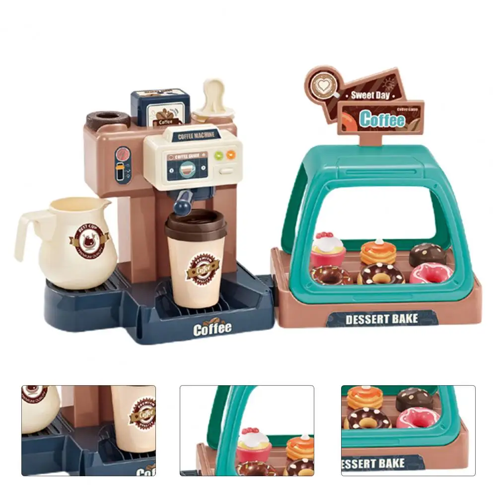 Милая игрушка для ролевых игр звуковые эффекты дома Реалистичная кофейная