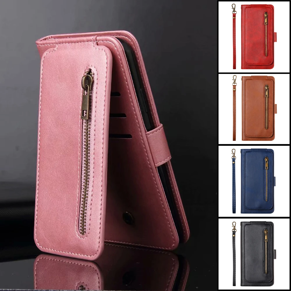 Чехол Nine Cards для Samsung Galaxy Note 8 9 10 Lite Plus Pro Магнитный кожаный чехол-книжка с