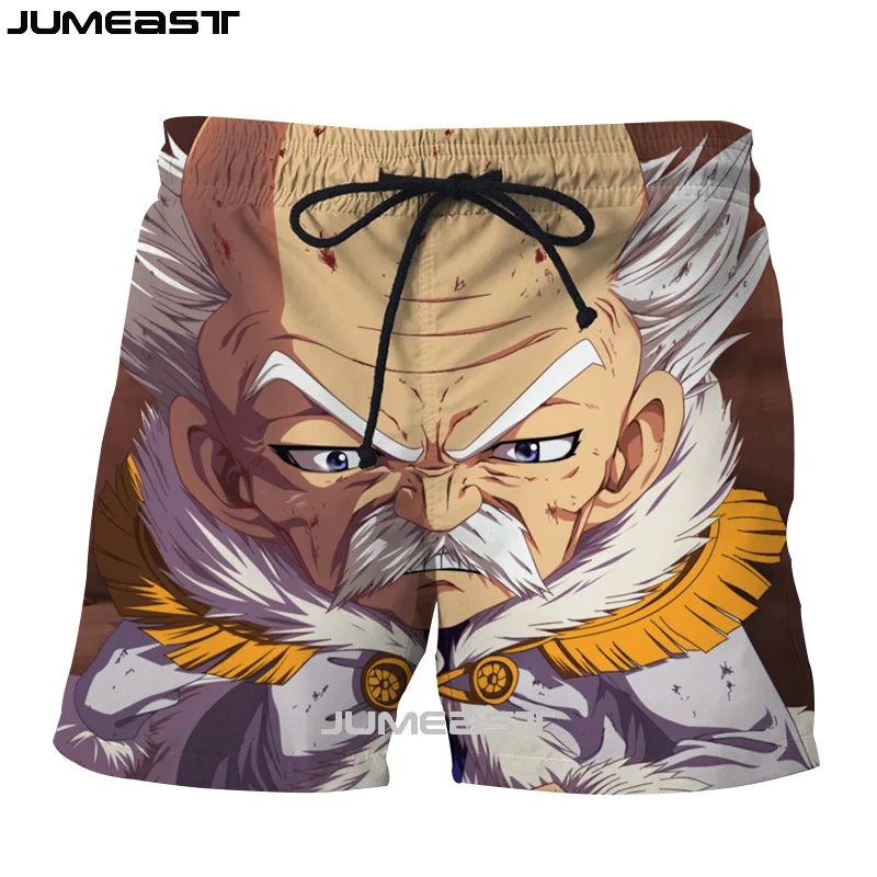Jumeast Men Women 3D Anime Fairy Tail Oversized Streetwear Board Shorts Fashion Summer Beach Casual Sweatpants Short Pants | Мужская
