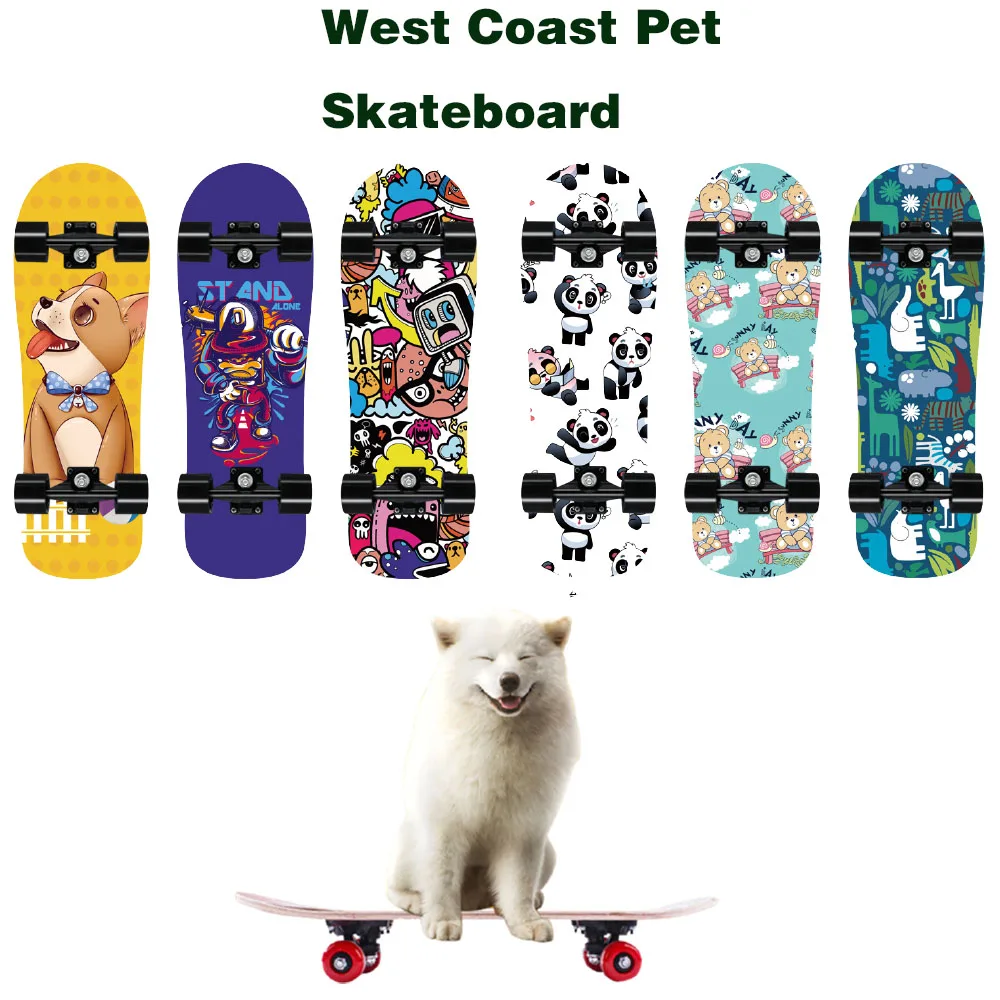 Pet Dog Supplies Fashion Skateboard Dog Toys Special Training Puppy Toys Interactive Yorkshire French Bulldog Birthday Pet Shop