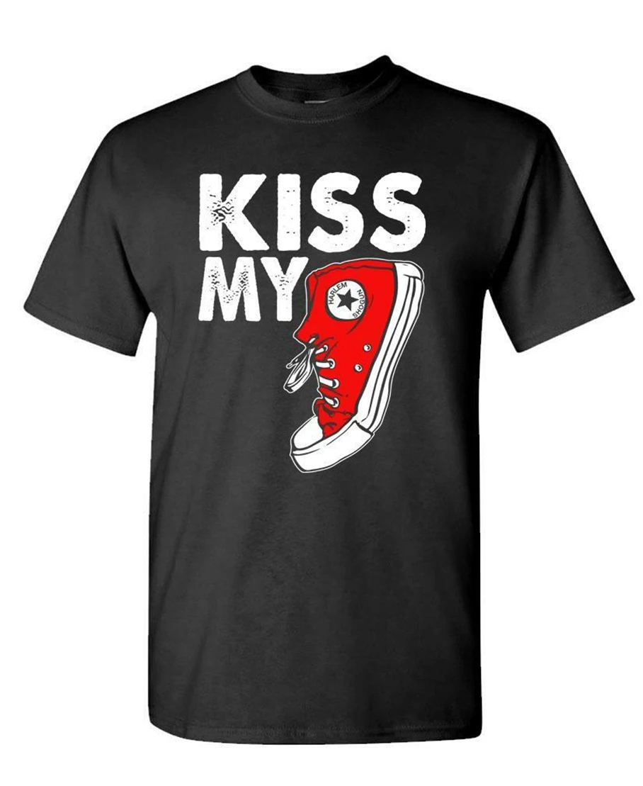Kiss My Shoes Sho Nuff Harlem Shogun 80'S Мужская хлопковая футболка Новая модная