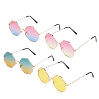 women fashion irregular girls plastic glasses lens sunglasses eyewear metal frame glasses drive goggles eyewear wholesale