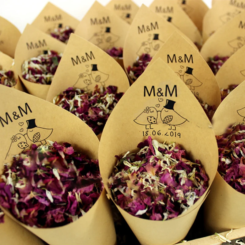 

10g/bag Portable natural wedding confetti dried flower petals pop wedding and party decoration biodegradable rose petal confetti