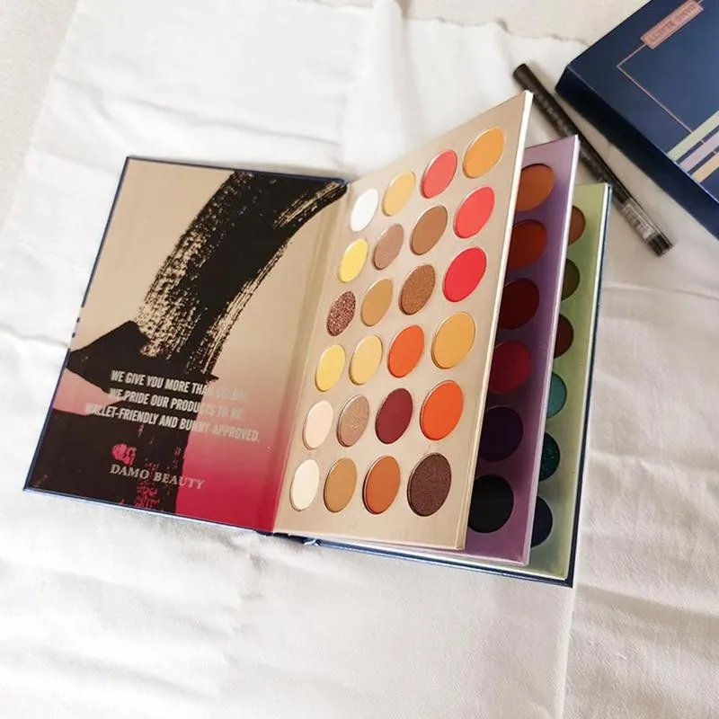 72 цвета трехслойные стерео тени для век Палитра сценический макияж Хамелеон