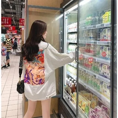 Timis Li ion аккумулятор Осенняя женская черная джинсовая куртка сзади абстрактным