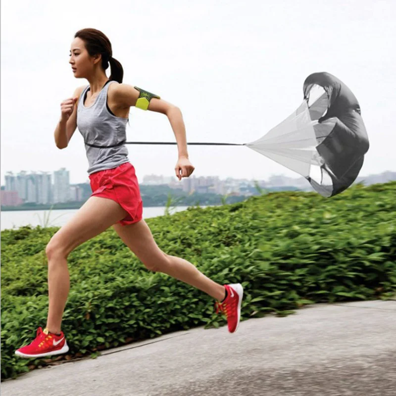 Профессиональный скоростной тренировочный Зонт с парашютом трос для футбола
