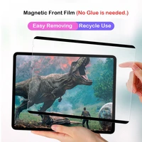 magnetic paper screen protector for ipad pro 12 9 2021 2020 2018 2017 11 air 4 10 9 10 2 10 5 pet film protector writing drawing