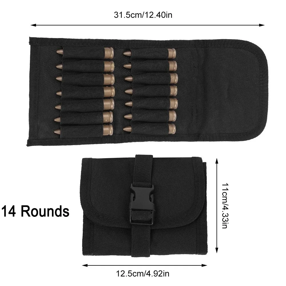 Тактический 12/14 круглый чехол для патронов складной держатель винтовки
