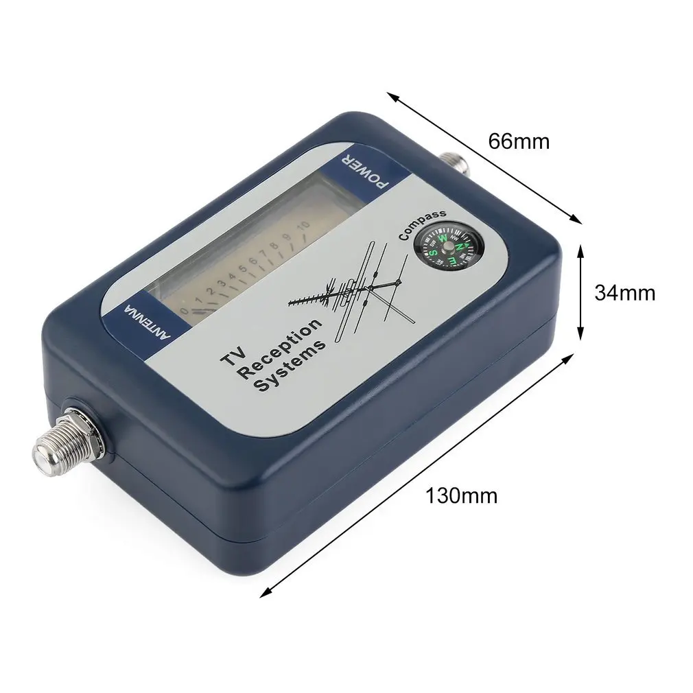 

FREESAT Satellit Finder Digital Aerial Terrestrial TV Antenna Signal Power Strength Meter Pointer TV Reception With Compass