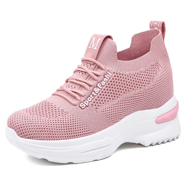 Women's sports shoes 2021summer Women's sneakers Breathable Mesh Platform Joggingshoes Ladies Casual shoes size 36-41wholesale