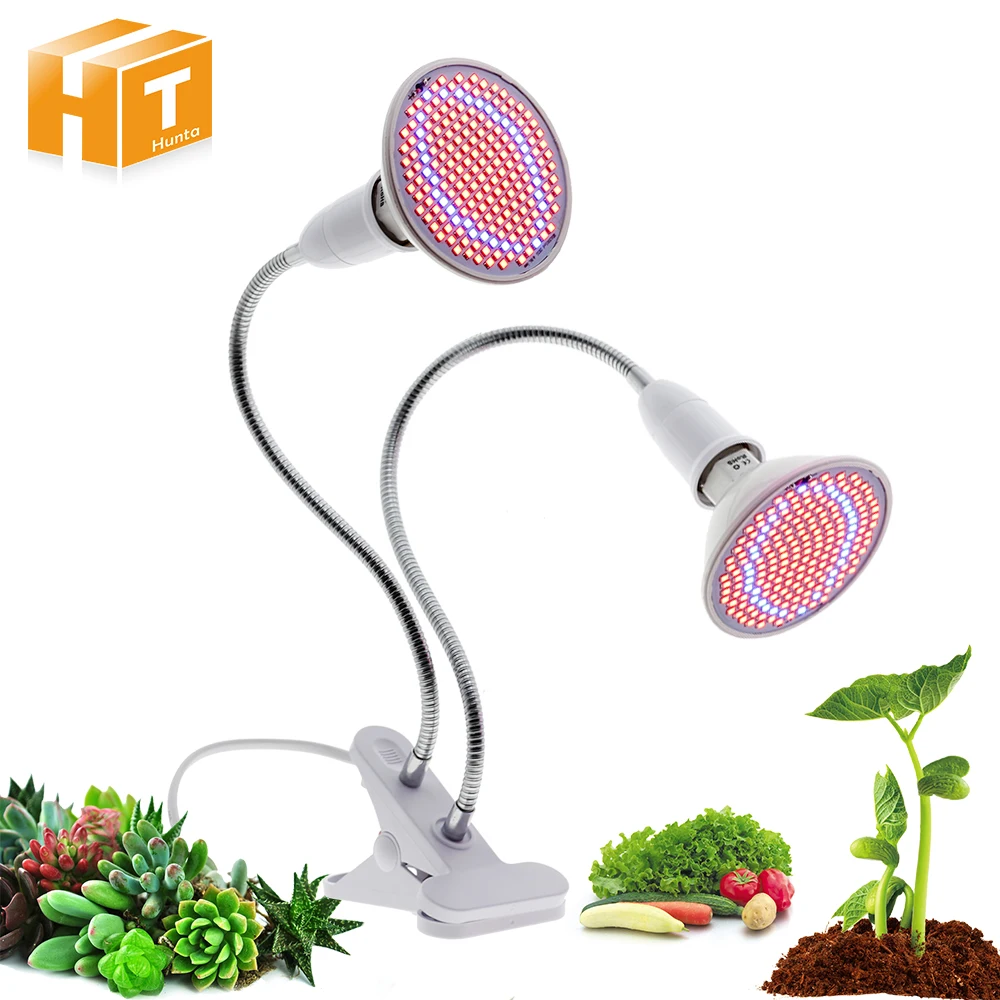 With 360 Degrees Flexible Lamp Holder Clip Led Plant Growth Light For Indoor Or Desktop Plants