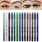 Подводка-карандаш для глаз, 14 цветов, стойкая водостойкая цветная подводка для глаз, цветная подводка для глаз, гелевая ручка для женского макияжа, косметика, оптовая продажа