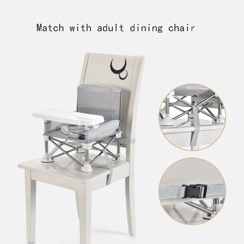 구매 어린이 접는 의자 아기 식탁 휴대용 야외 접는 의자 다기능 아기 식사 의자