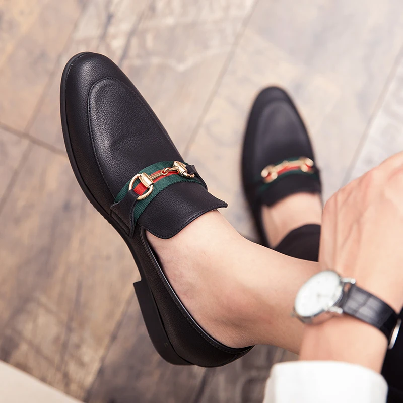 

Sneakers Men Fashion Fashion Shoes For Men Luxury Moccasins Men's Leather Brand Black Casual Mens Man Sneakers Summer Loafers