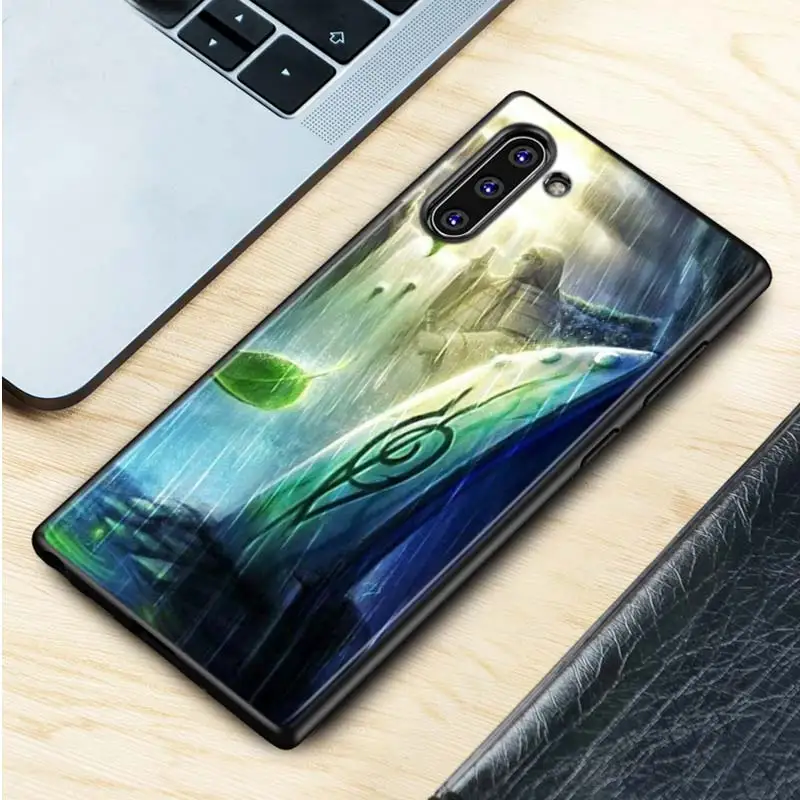 Черный силиконовый чехол аниме Наруто для samsung Galaxy Note 10Plus 10 Pro 9 8 S10 S9 S8 Plus S7 S6 Чехол Для Телефона - Цвет: Style 07