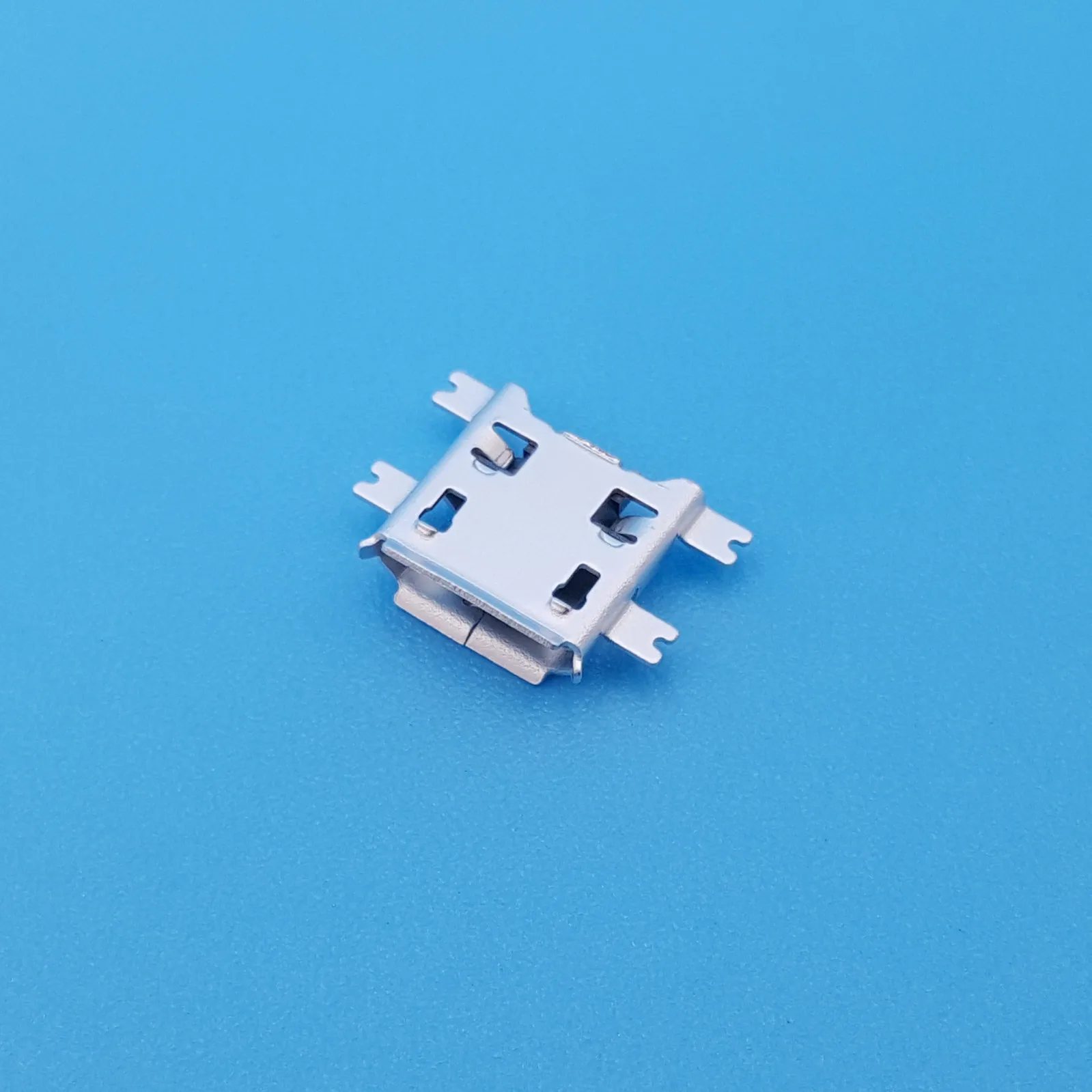20 шт. Micro USB Тип B 4 ножки 1 27 мм SMT SMD гнездовой 5 контактный разъем PCB паяльный