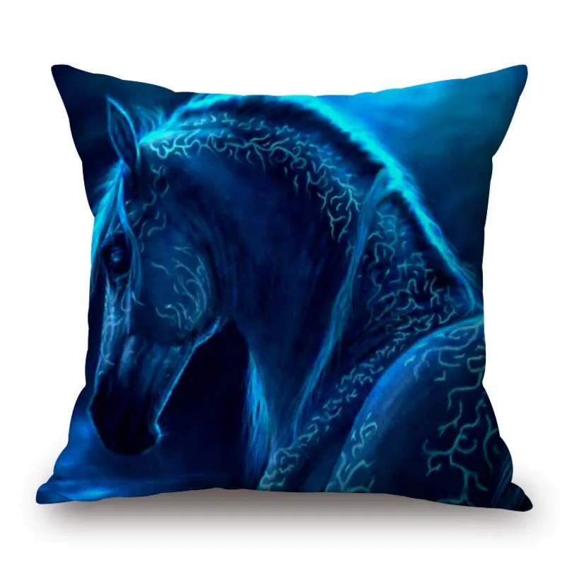 Лошадь развертки Коллекция крови наволочки для подушки украшения дома бросок