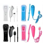 Для nintendo Wii Set беспроводной Bluetooth-совместимый джойстик пульт дистанционного управления синхронизация геймпад левая руканунчак дополнительно движение