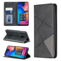 leather phone case for samsung galaxy s8 s9 s10 a7 j6 j4 m10 m20 m30 a20 a40 a50 a70 wallet case card hit color cover