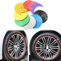 8m wheel blade automobile color wheel protector decorative strip tire guard rubber pad decorative strip tire guard automobile