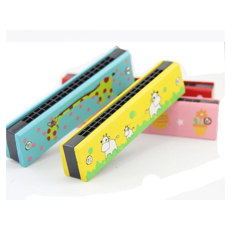 1 шт. мультяшная деревянная гармоника Музыкальные инструменты для детей